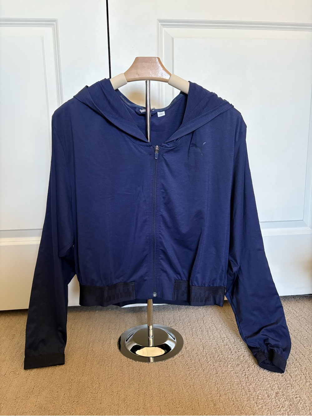 Puma Dark Navy Zip Hooded Jacket